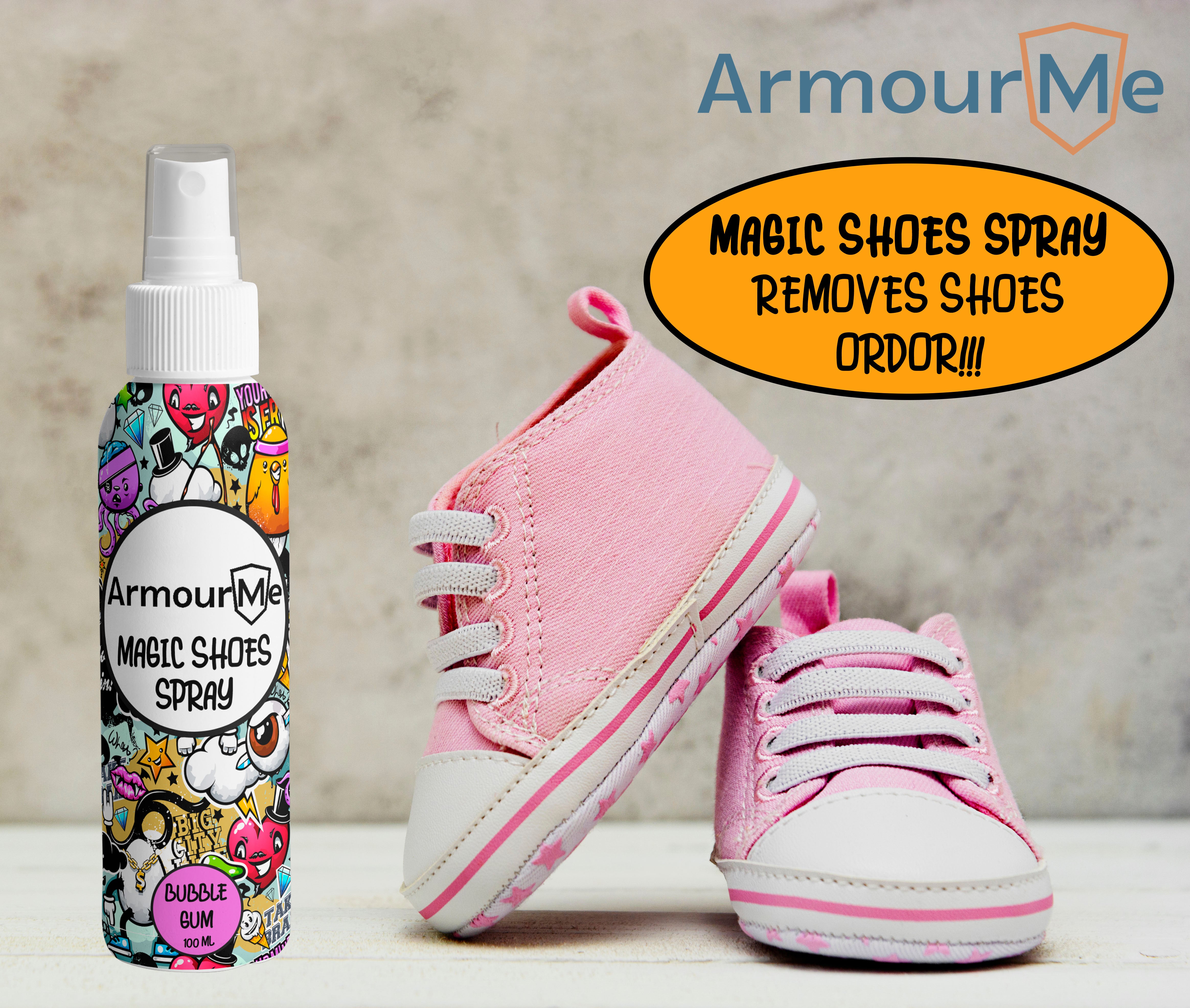 ArmourMe Shoe Deodorizer Spray, Shoe Smell Eliminator For Feet, Socks, Shoes and Sweat